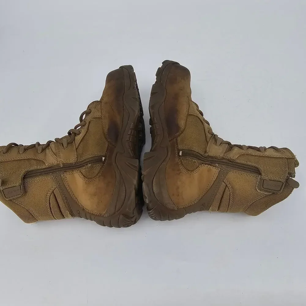 BATES GX-8 Waterproof Composite Toe Coyote Side Zip Boots E04272 Men's 7.5